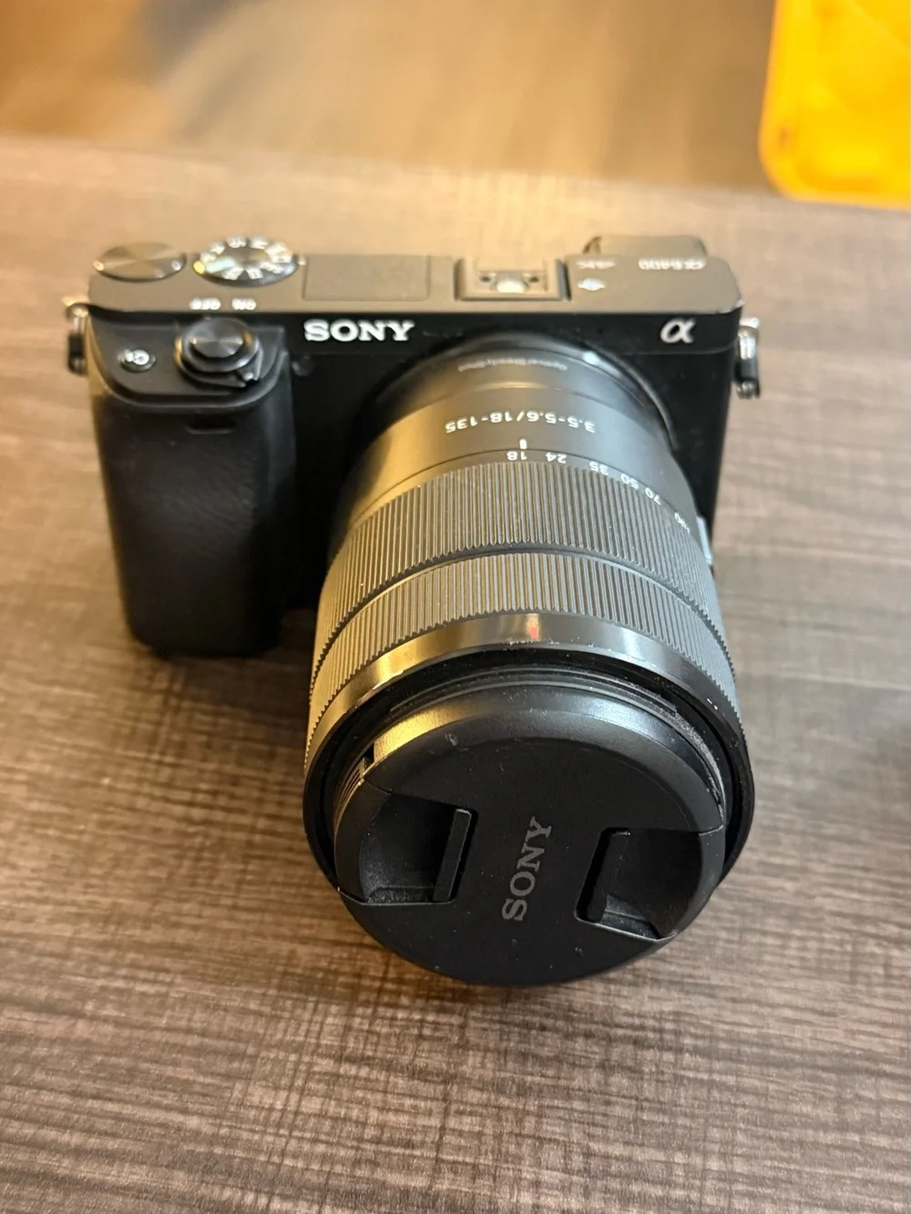 Sony Alpha A6400 Mirrorless Camera with Black Lenses